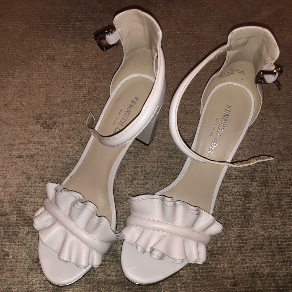 white worn once Kenneth Cole shoes